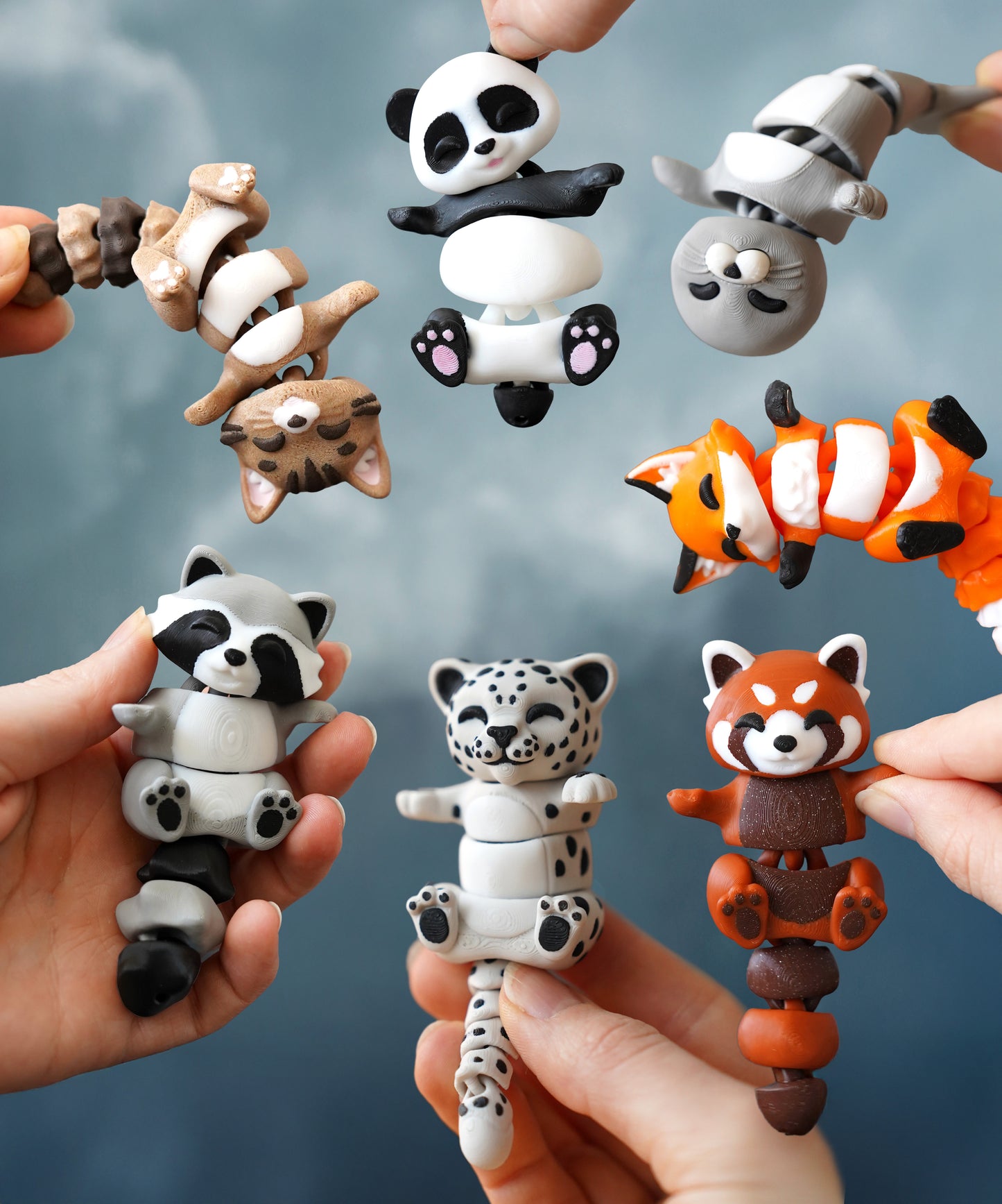 Porte-clés magnétique Flexi, la Panthère des Neiges