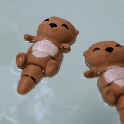 Porte-clés magnétique Flexi, la Loutre