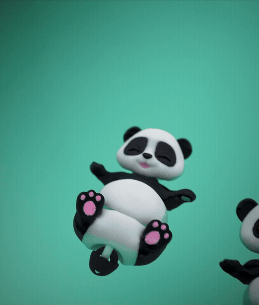 Porte-clés magnétique Flexi, le Panda