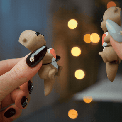 Porte-clés magnétique Flexi, Loutre Saint-Valentin