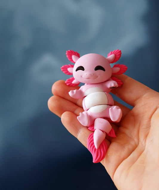 Porte-clés magnétique Flexi, Axolotl