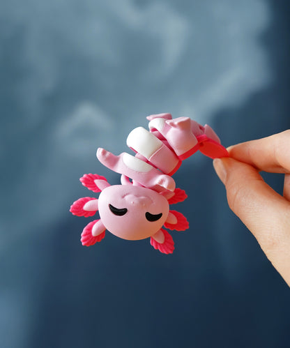 Porte-clés magnétique Flexi, Axolotl