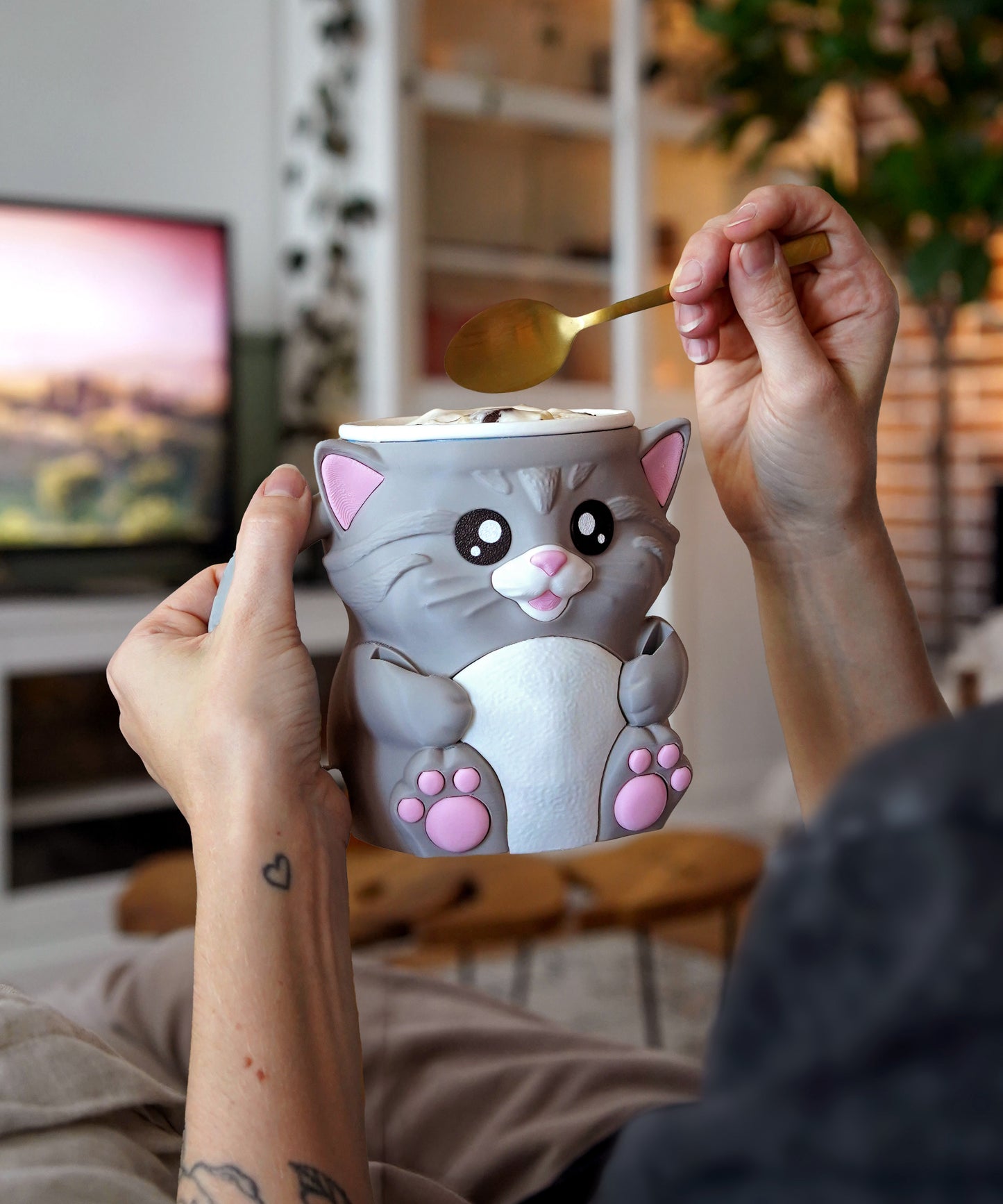 Porte-Glace Grisette, le Chat