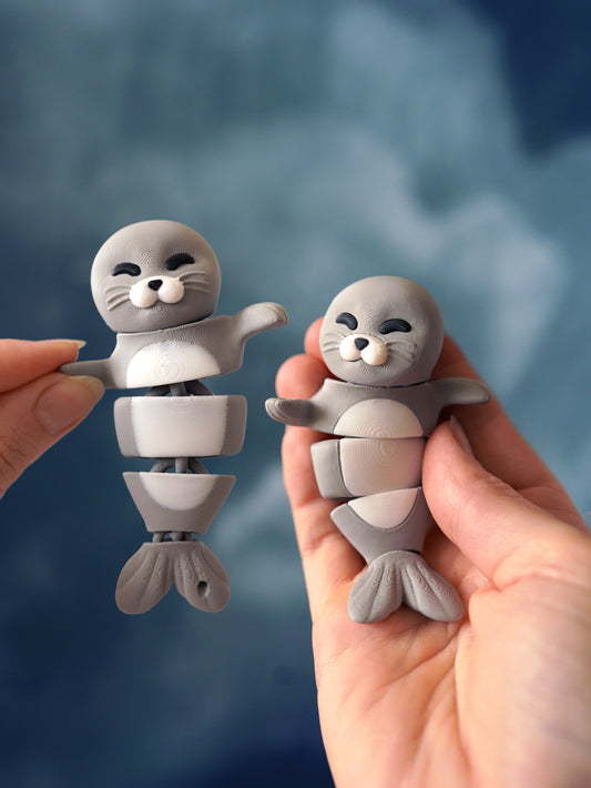 Porte-clés magnétique Flexi, le Phoque