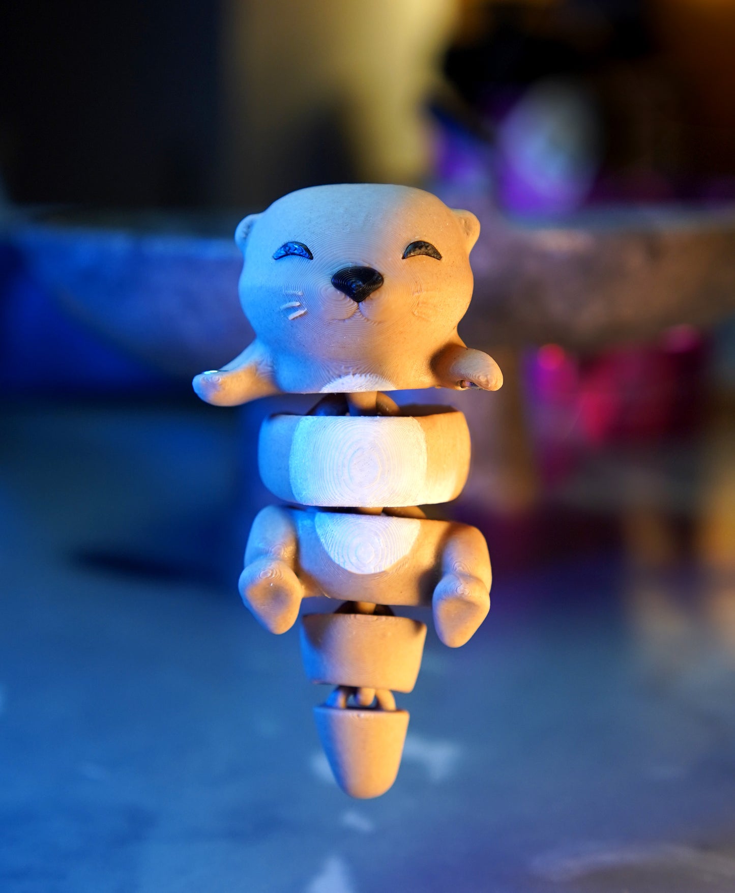 Porte-clés magnétique Flexi, la Loutre