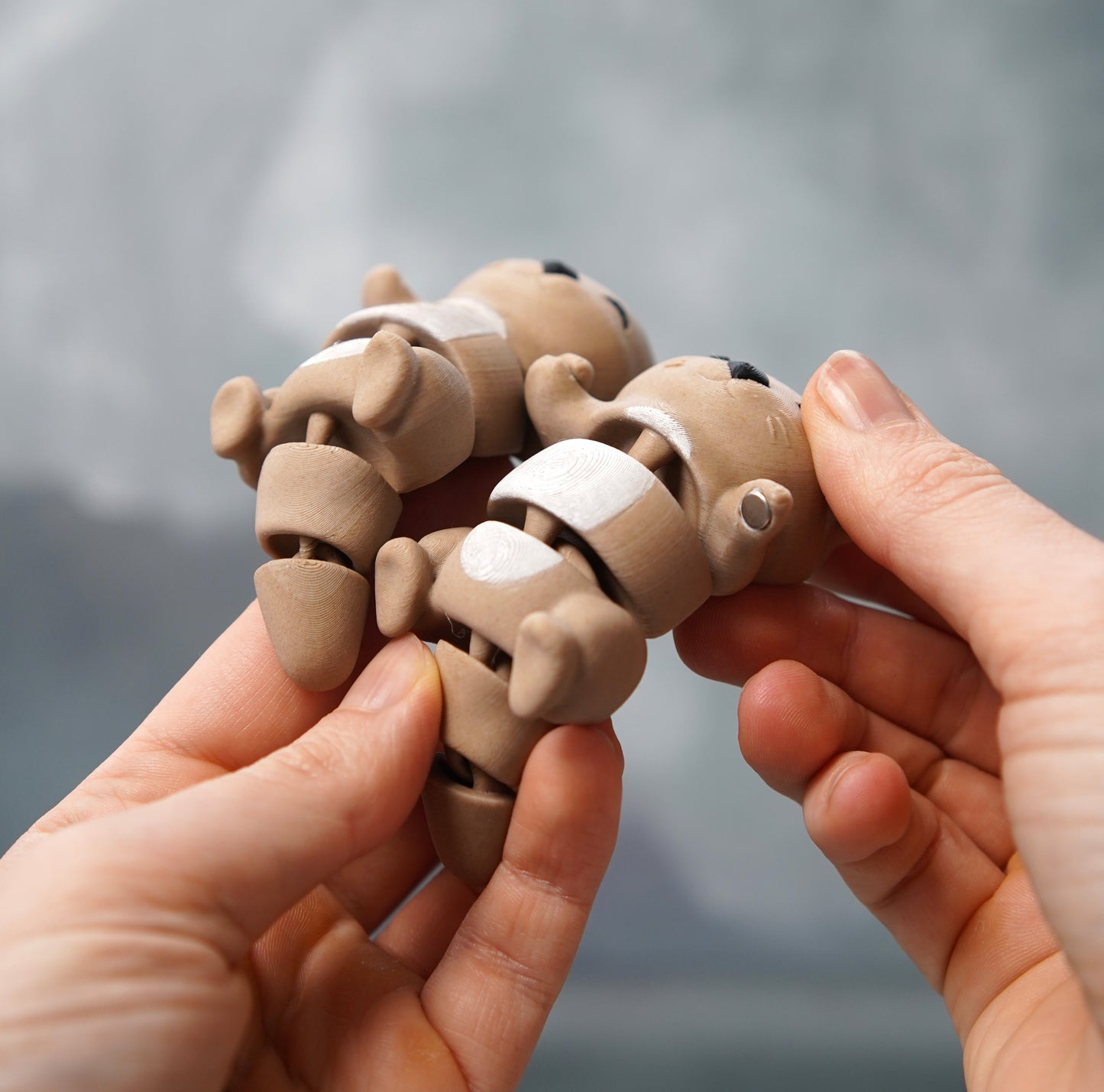 Porte-clés magnétique Flexi, la Loutre