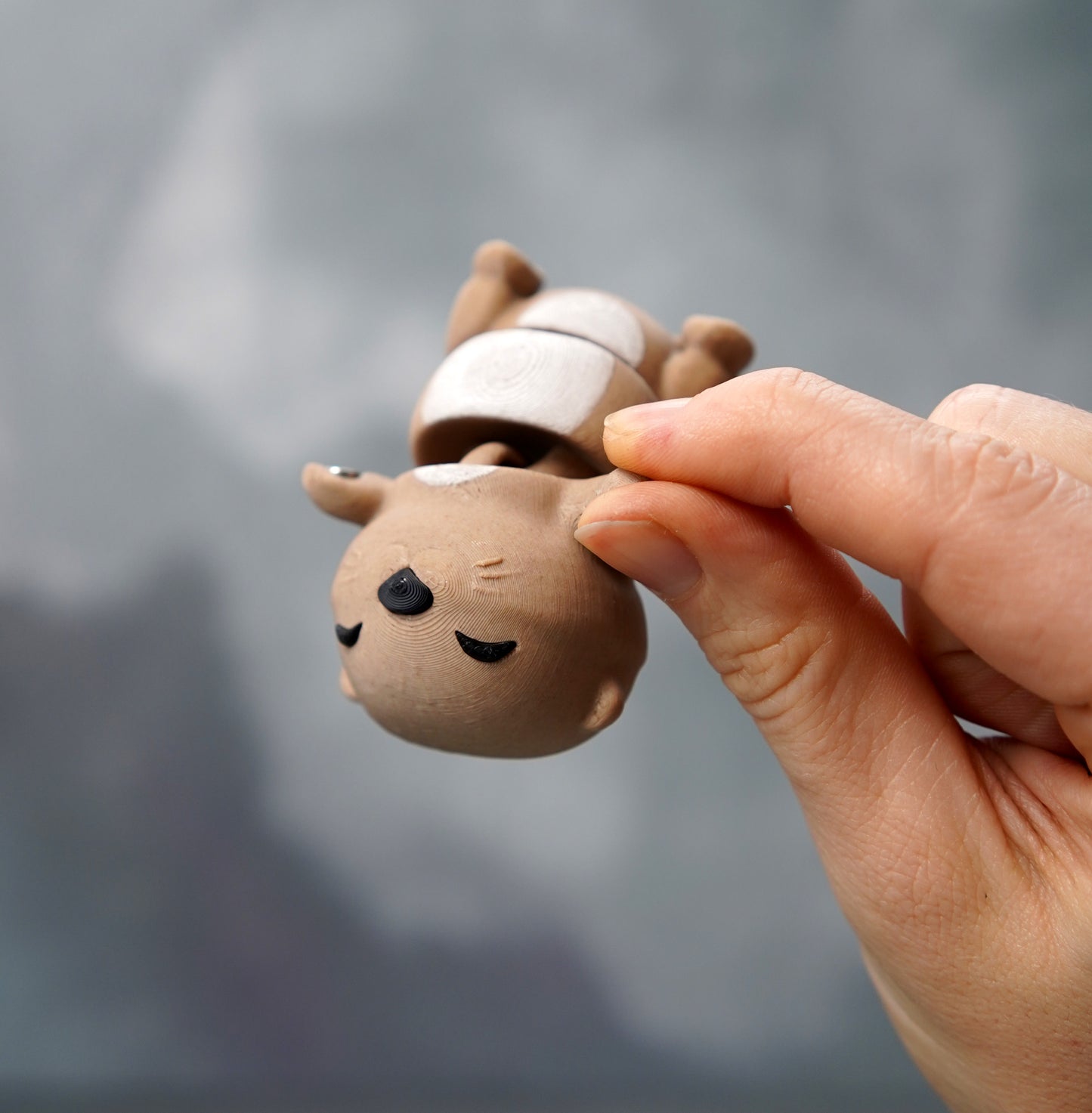 Porte-clés magnétique Flexi, la Loutre