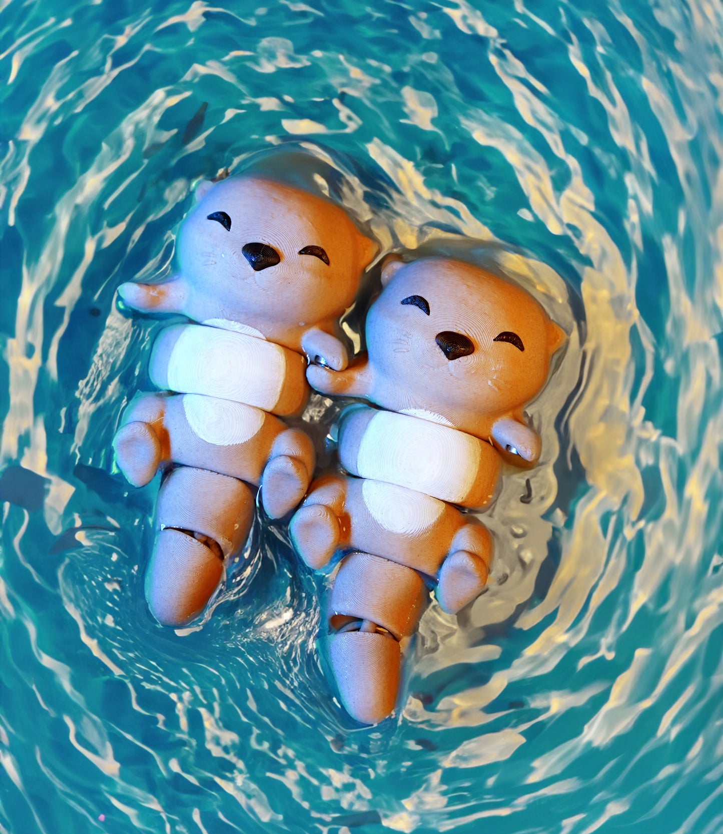 Porte-clés magnétique Flexi, la Loutre