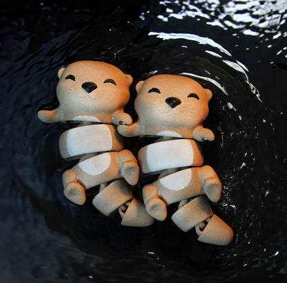 Porte-clés magnétique Flexi, la Loutre