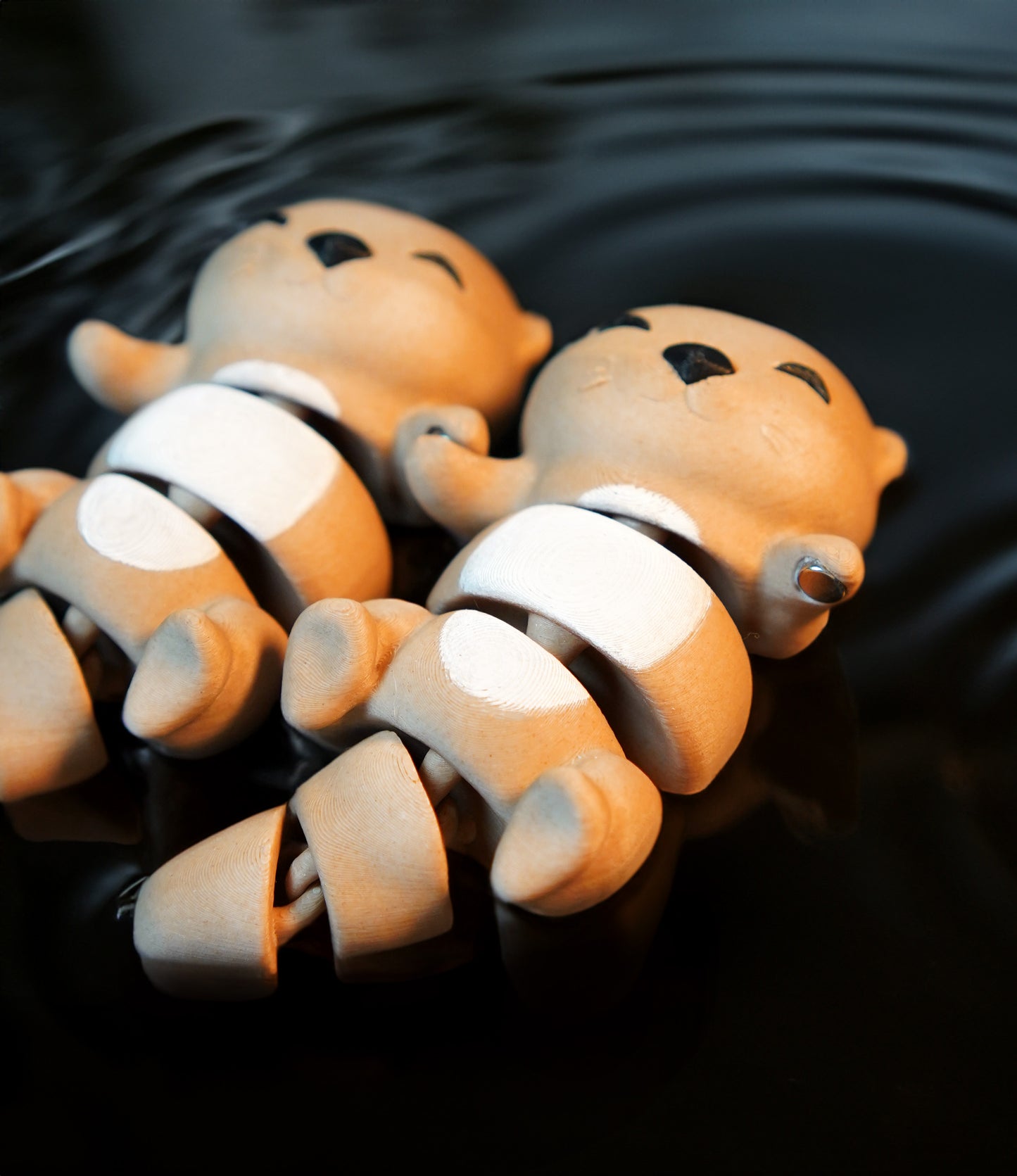 Porte-clés magnétique Flexi, la Loutre