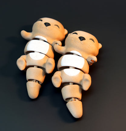 Porte-clés magnétique Flexi, la Loutre