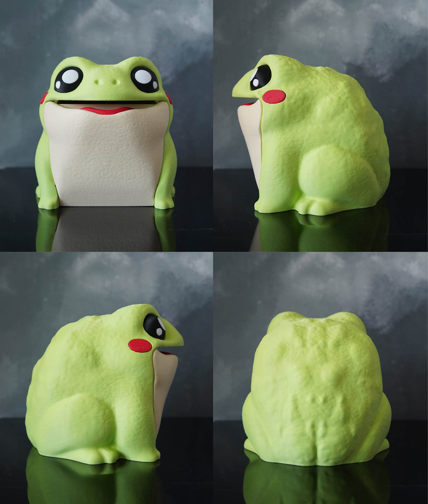 Distributeur de papier toilette Croa, la grenouille