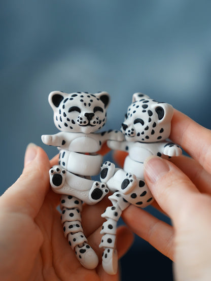 Porte-clés magnétique Flexi, la Panthère des Neiges