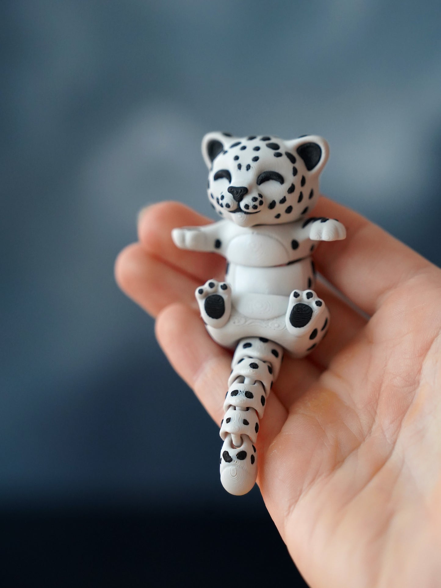 Porte-clés magnétique Flexi, la Panthère des Neiges