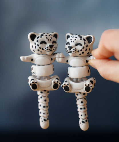 Porte-clés magnétique Flexi, la Panthère des Neiges