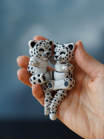 Porte-clés magnétique Flexi, la Panthère des Neiges